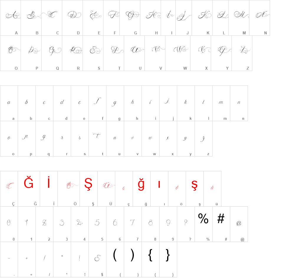 Mademoiselle Camille font